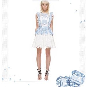 Self-portrait sleeveless dress